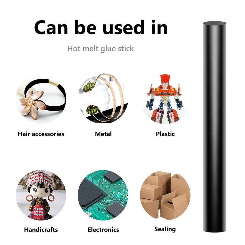 ENPOINT 36 Pack Black Hot Glue Sticks, 3.93 x 0.43 in Full Size Hot Melt Glue Sticks Dent Repair Tool EVA Colored Hot Melt Adhesive for Car DIY Art Craft General Repairs - Image 5